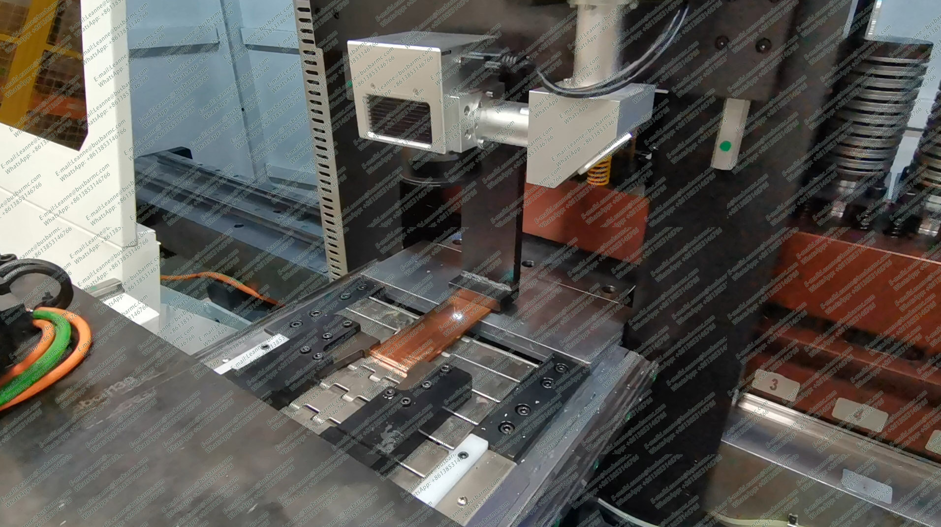 Industrial Fiber Laser Busbar Marking Ma