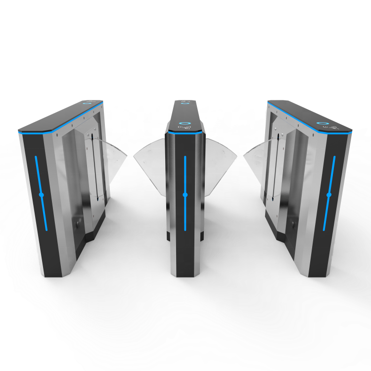 304 SS Flap Barrier Gate with RFID & Fin