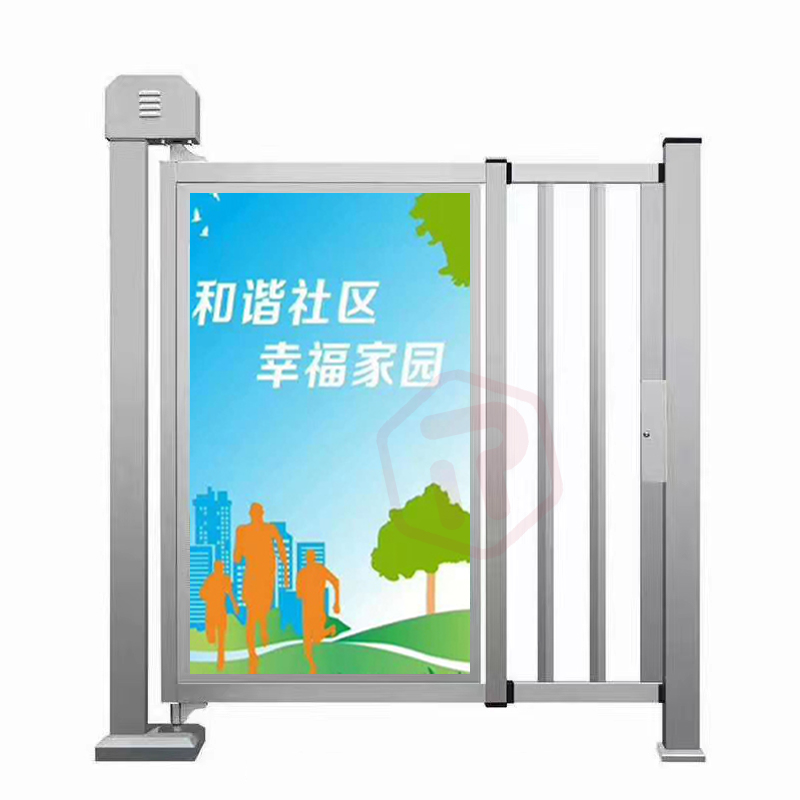 Manual Rotating Advertising Swing Gate f