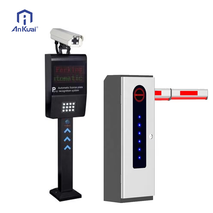 Palang Parkir Aluminium Lengan LED dengan Remote Control