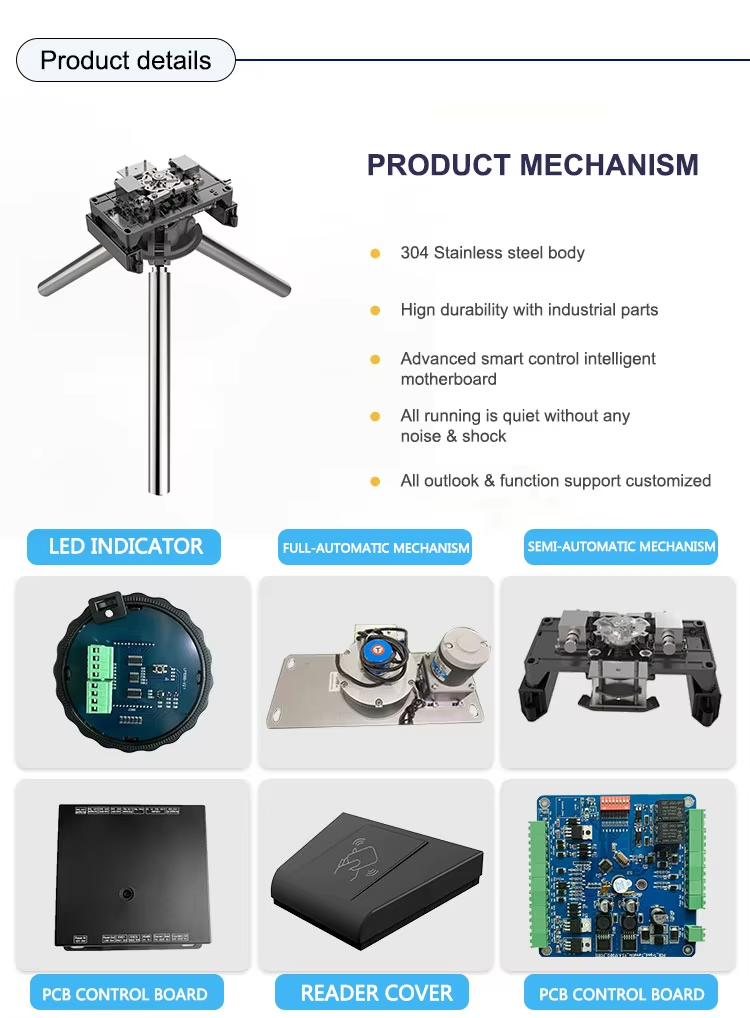 Detail Tripod Turnstile