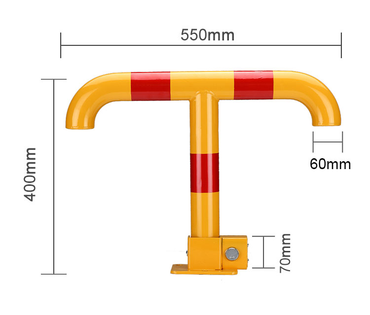 Anti-Theft Manual Parking Bollard