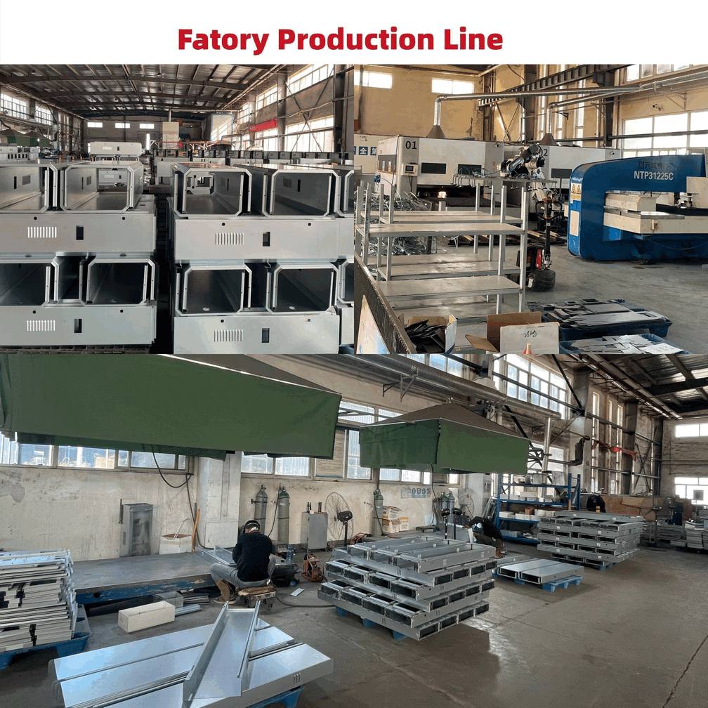 BAROXON factory production line and barrier cabinet assembly